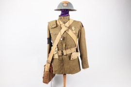 Uniform of a member of the 82nd Division A.E.F.