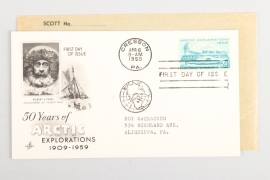 First Day Cover - 50 Years Arctic Exploration
