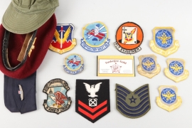 Lot of U.S. Patches and Headgear