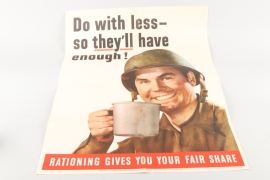 U.S. WWII Poster to support the troops