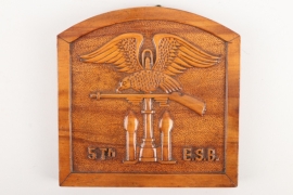 Wall plaque of the 5th Engineer Special Brigade