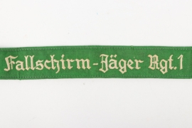 Luftwaffe cuff title "Fallschirm-Jäger Rgt.1"
