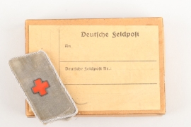 Feldpost package with Red Cross Official Collar Tab