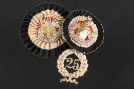 3 x Society of Garde du Corps Veterans badges