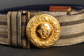 Prussia buckle "W II" with belt for officers