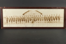 Photographie of WWI U.S. Military Platoon