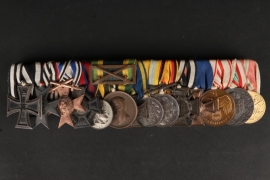 Medal bar of a highly decorated NCO