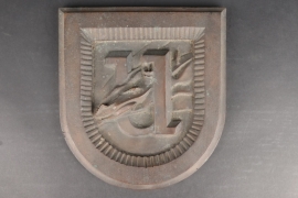 1. U-Boot Flottille - important heavy bronze plaque