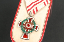 Austria-Hungary - Red Cross Decoration 2nd Class with War Decoration in Case
