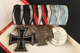 Bavarian Medal bar with Iron Cross, 1914