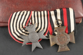 Medal bar of a Civil Servant in WWI