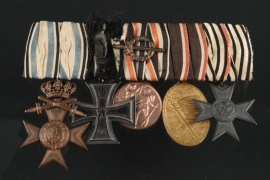 Medal bar of a Bavarian War Hero