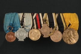 Prussian Medal bar spanning from 1864 to 1897