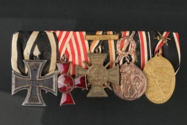 Medal bar of a Flanders Veteran