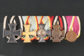 Medal bar of a brave Mecklenburger