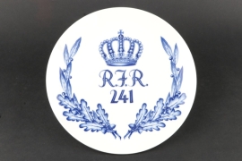 "R.I.R.241" porcelain plate (Meissen)