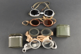 Set of 4 Wehrmacht general purpose goggles
