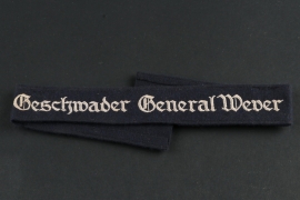 Luftwaffe cuff title "Geschwader General Wever"