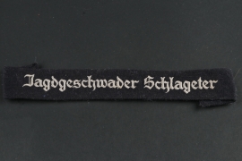 Luftwaffe cuff title "Jagdgeschwader Schlageter"