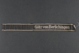 Uniform removed SS cuff title "Götz von Berlichingen"