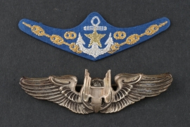USA - WWII Aerial Gunner's Wings / Japan - Navy Pilot Wings