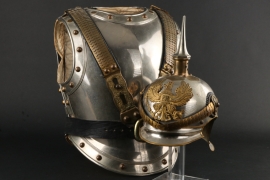 Prussian Officer' s Cuirassier Spiked Helmet and Cuirass