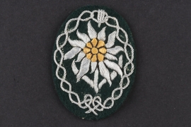 Officer's Edelweiss Arm Patch
