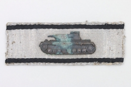 Hptm.H.A. - Tank Destruction Badge in silver