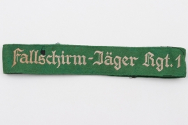 "Fallschirm-Jäger Rgt. 1" cuffband