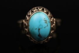 Decorative turquoise ring