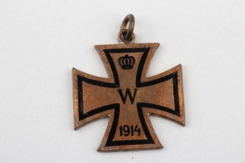 WW1 patriotic enamel 1914 Iron Cross badge