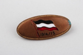 WW1 patriotic enamel lapel pin 1914/15