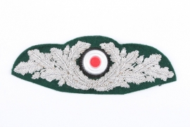 Third Reich forestry visor cap wreath badge