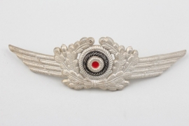 Luftwaffe visor cap wreath badge EM/NCO