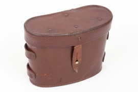 Third Reich brown leather case for binoculars