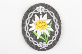 Gebirgsjäger Edelweiss sleeve badge