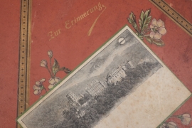 Antikes Album mit ca. 130 Ansichtskarten um 1900-1910