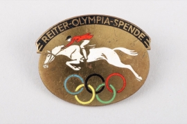 Olympic Games 1936 - Equestrian Donation Badge