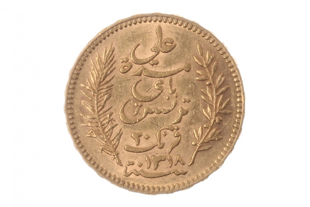 20 FRANCS 1900 A - ALI BEY (TUNISIA)