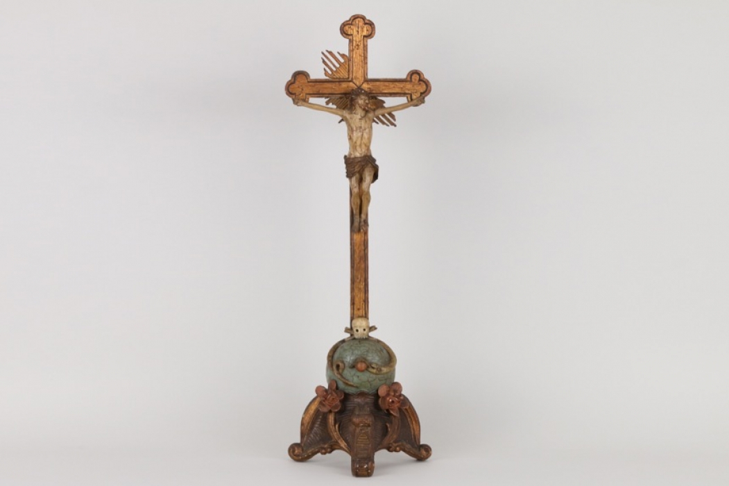 Barockes Standkruzifix, süddeutsch 18.Jh.