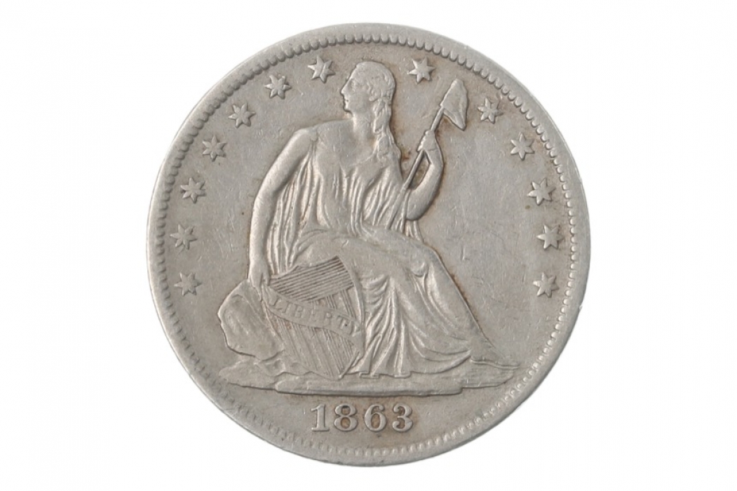 1/2 DOLLAR 1863 - SEATED LIBERTY (USA)