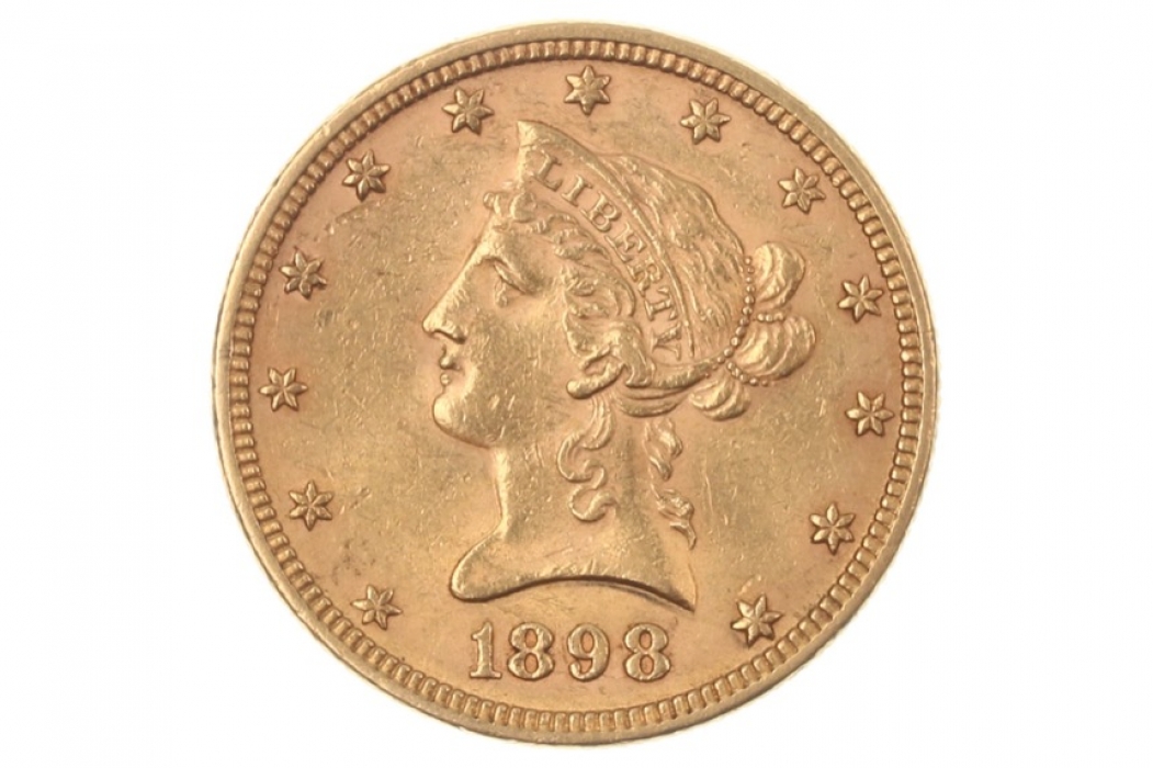 10 DOLLARS 1898 - CORONET HEAD 