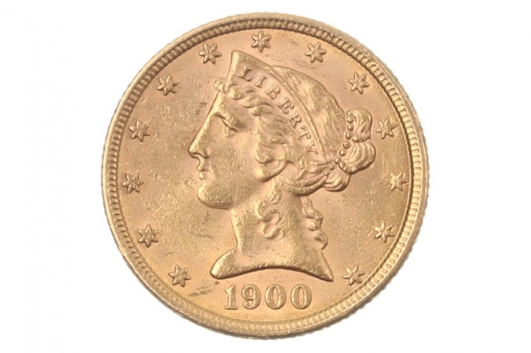 5 DOLLARS 1900 - CORONET HEAD 