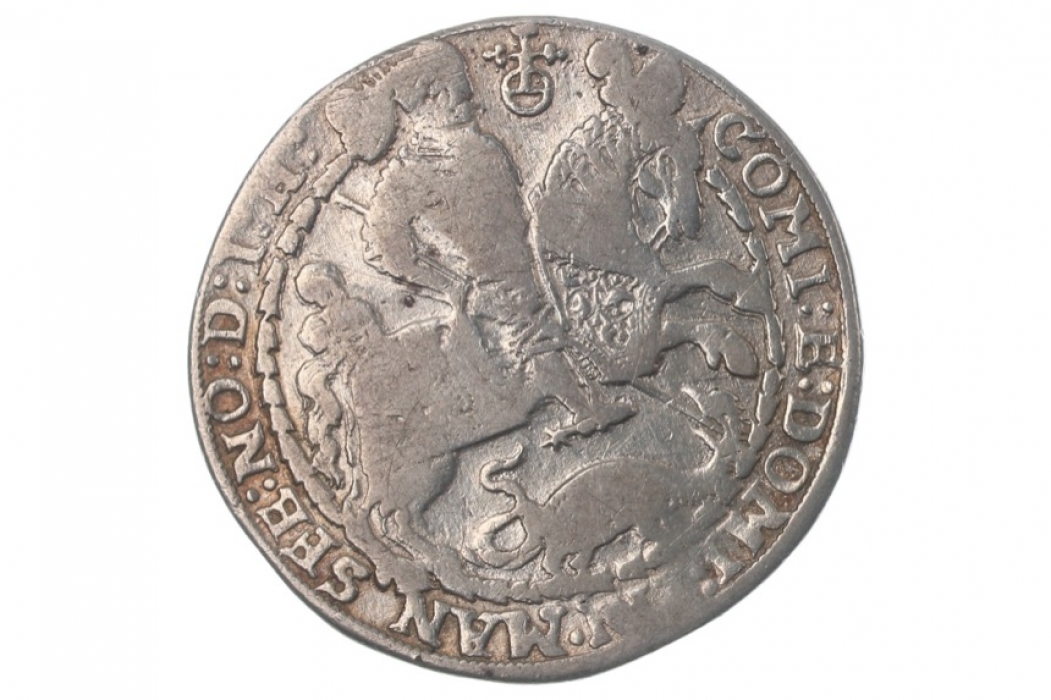 REICHSTALER 1610 - BRUNO, WILHELM, JOHANN, VOLRAD (MANSFELD)