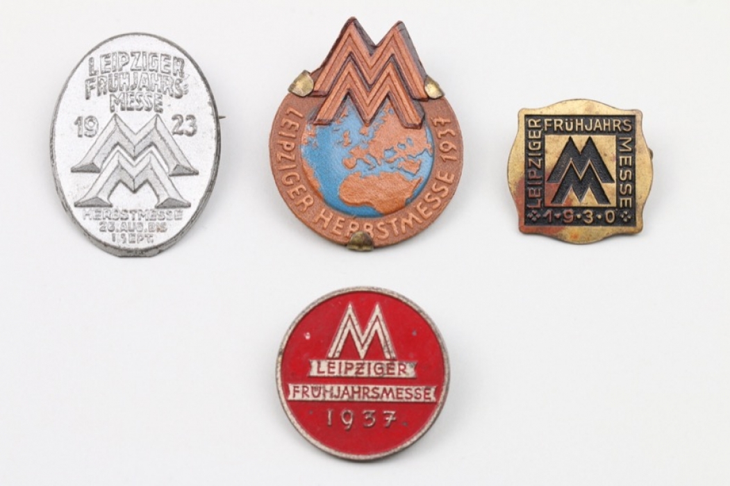 Leipziger Frühjahrsmesse badges 1923 - 1937