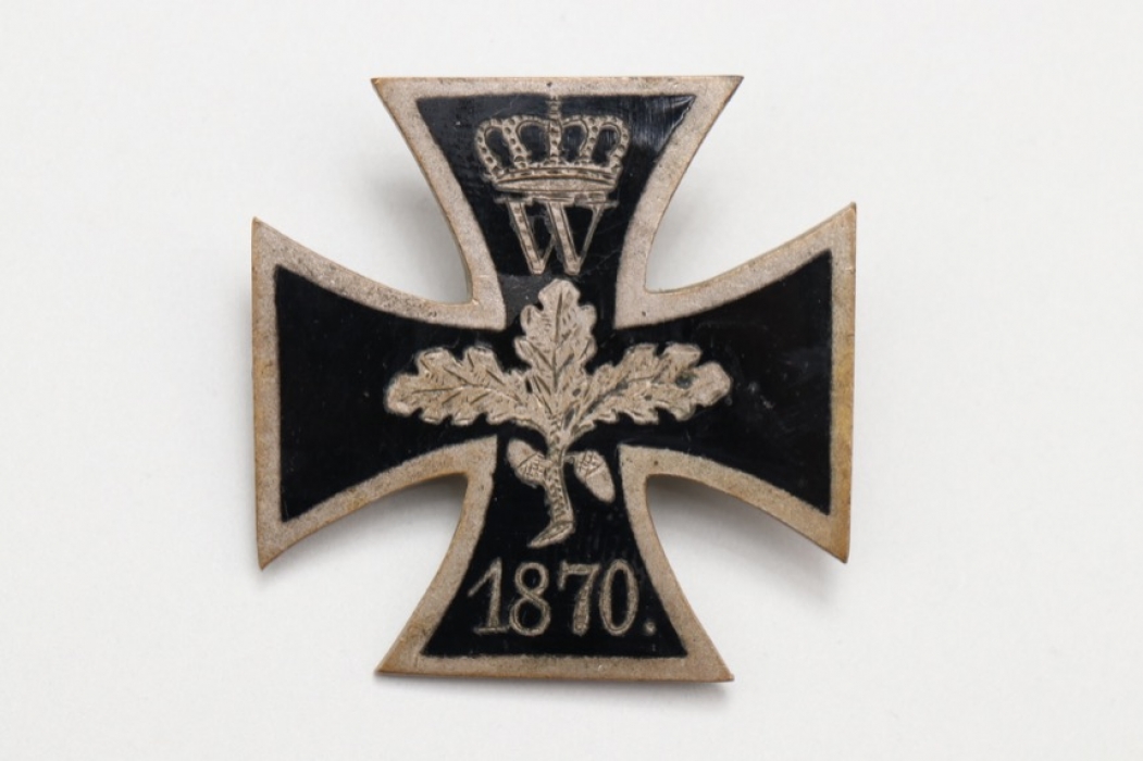 Deutsches Reich - Patriotische Brosche Eisernes Kreuz 1870