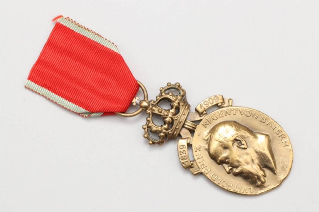 Bayern - Militärische Jubiläumsmedaille mit Krone und Jahreszahlen 1839-1909
