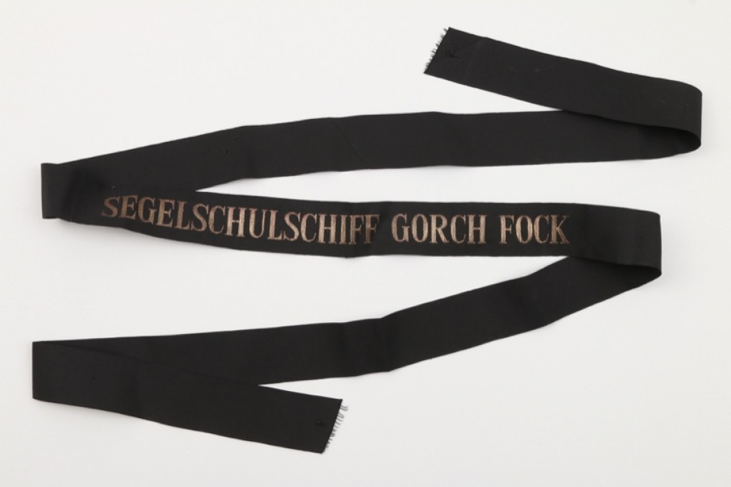 Kriegsmarine cap tally Gorch Fock - 1st pattern