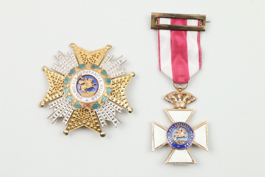 Spanish Royal Military Order of St. Hermenegildo grouping