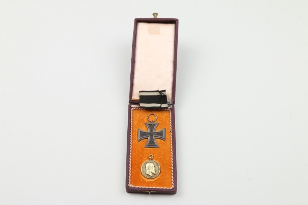 Württemberg "Goldene Militärverdienstmedaille 1892" (Silber, vergoldet)